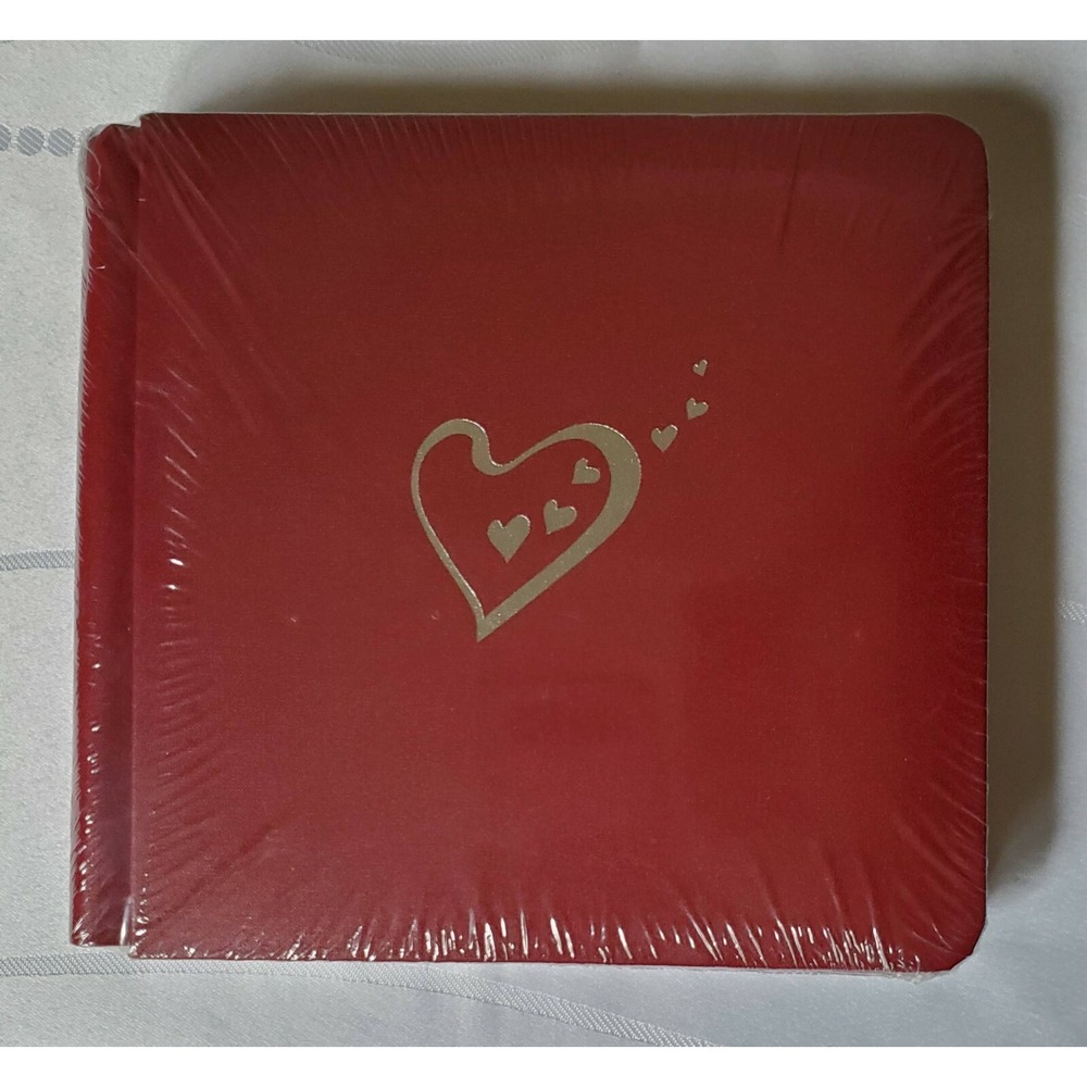 Creative Memories 7x7 Red Heart Scrapbook Album Strap Hinge Sealed +11 pages NEW